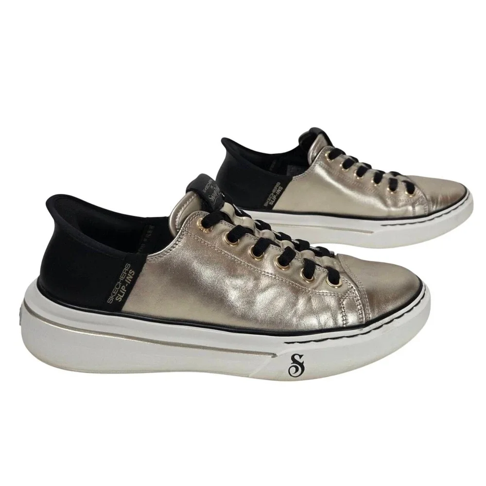 Skechers Snoop Dogg Slip-ins Snoop One Double G Gold Sneakers Men 9 /Women‎ 10.5